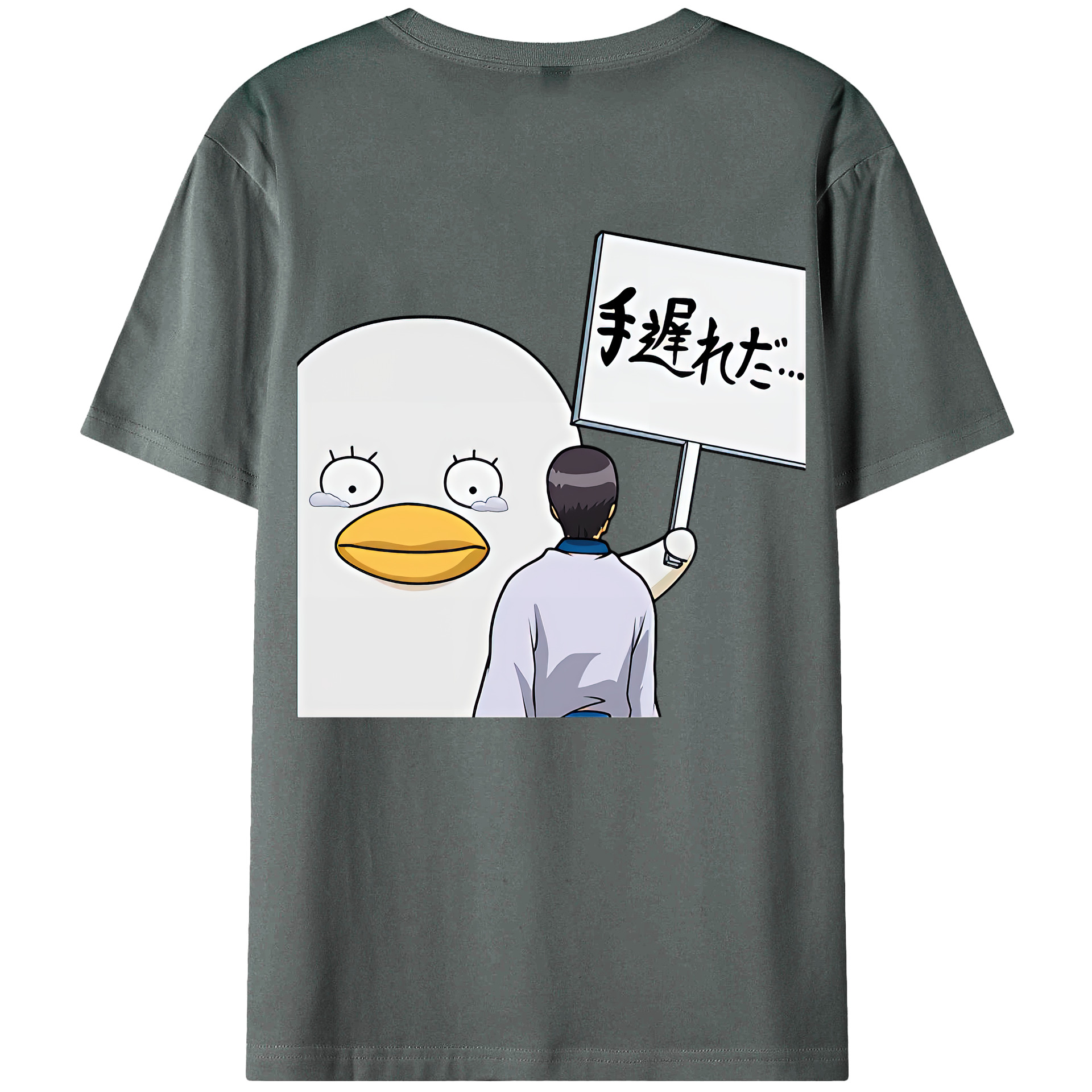 （画像用） ぎんたま 坂田銀時（さかたぎんとき） 神楽 志村新八（しむら しんぱち） GINTAMA Sakata Gintoki Kagura Shimura Shinpachi 綿100％半袖Tシャツ（背面プリント）